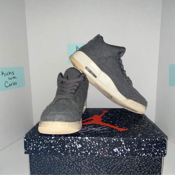 Jordon 3 Retro Wool (size 9.5)
